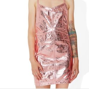For Love and Lemons Luna Metallic Dress